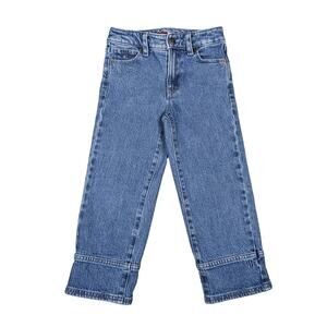 Tommy Hilfiger Girlfriend Jeans Girls Size 5 Adjustable Waist Medium Wash Preppy